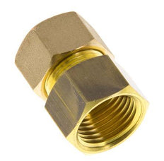 G 1/2'' x 14mm Brass Straight Compression Fitting 89 Bar DIN EN 1254-2