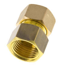 G 1/2'' x 14mm Brass Straight Compression Fitting 89 Bar DIN EN 1254-2