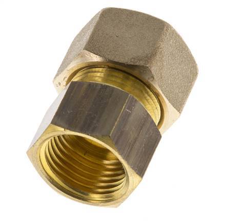 G 1/2'' x 16mm Brass Straight Compression Fitting 76 Bar DIN EN 1254-2