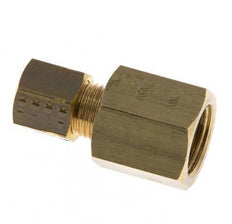 G 1/4'' x 5mm Brass Straight Compression Fitting 150 Bar DIN EN 1254-2