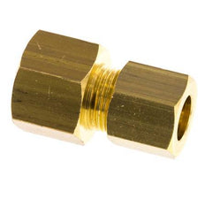 G 1/4'' x 8mm Brass Straight Compression Fitting 135 Bar DIN EN 1254-2 [2 Pieces]