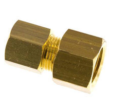 G 1/4'' x 8mm Brass Straight Compression Fitting 135 Bar DIN EN 1254-2 [2 Pieces]