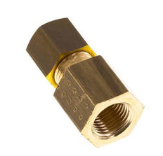 G 1/8'' x 5mm Brass Straight Compression Fitting 150 Bar DIN EN 1254-2