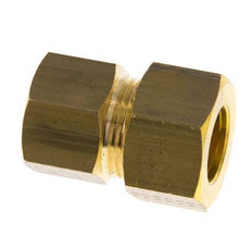 G 3/8'' x 16mm Brass Straight Compression Fitting 76 Bar DIN EN 1254-2