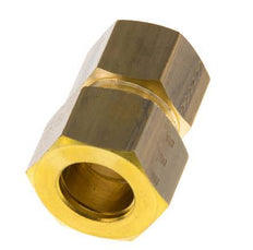 G 3/8'' x 16mm Brass Straight Compression Fitting 76 Bar DIN EN 1254-2
