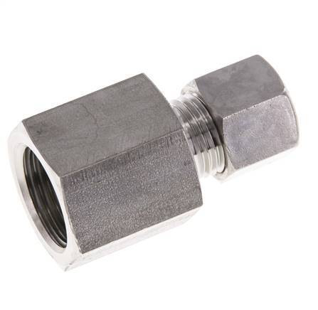 G 1/2'' x 10L Stainless steel Straight Compression Fitting 315 Bar DIN 2353