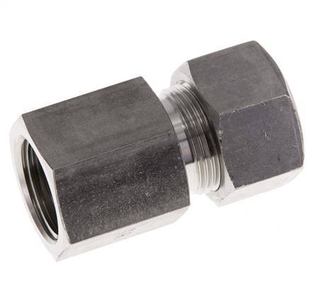 G 1/2'' x 15L Stainless steel Straight Compression Fitting 315 Bar DIN 2353