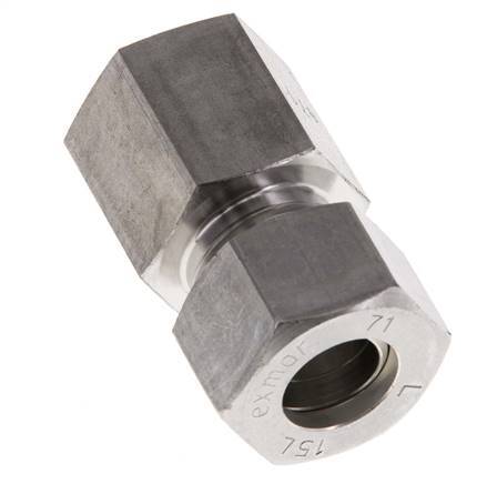 G 1/2'' x 15L Stainless steel Straight Compression Fitting 315 Bar DIN 2353