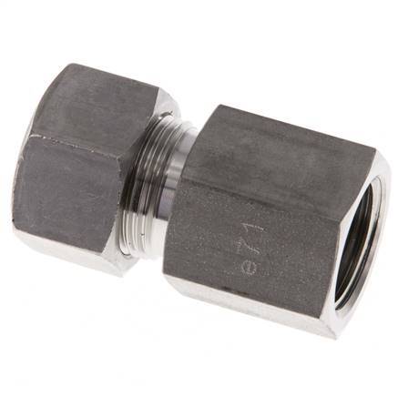 G 1/2'' x 15L Stainless steel Straight Compression Fitting 315 Bar DIN 2353