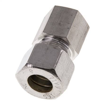 G 1/2'' x 16S Stainless steel Straight Compression Fitting 400 Bar DIN 2353