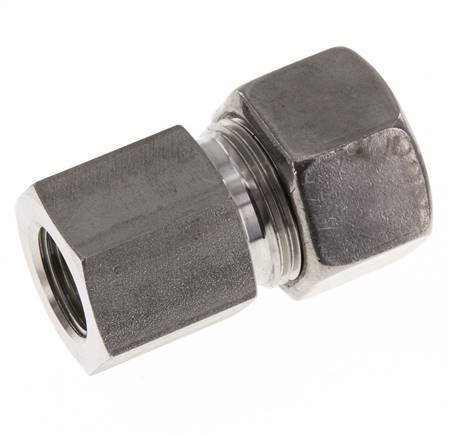 G 1/2'' x 20S Stainless steel Straight Compression Fitting 400 Bar DIN 2353