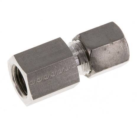 G 1/4'' x 6S Stainless steel Straight Compression Fitting 630 Bar DIN 2353