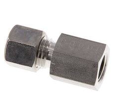 G 1/4'' x 8L Stainless steel Straight Compression Fitting 315 Bar DIN 2353