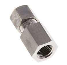 G 1/4'' x 8L Stainless steel Straight Compression Fitting 315 Bar DIN 2353