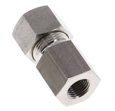 G 1/4'' x 12S Stainless steel Straight Compression Fitting 630 Bar DIN 2353