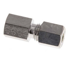 G 1/8'' x 6L Stainless steel Straight Compression Fitting 315 Bar DIN 2353