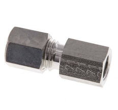 G 1/8'' x 6L Stainless steel Straight Compression Fitting 315 Bar DIN 2353