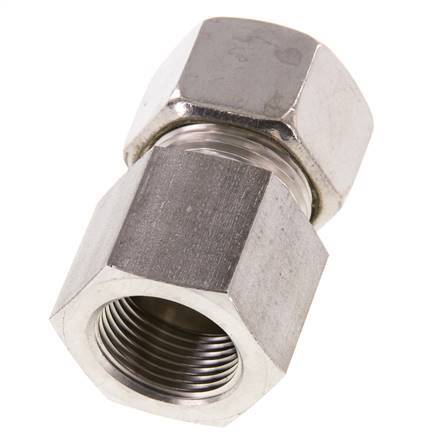 G 3/4'' x 20S Stainless steel Straight Compression Fitting 400 Bar DIN 2353