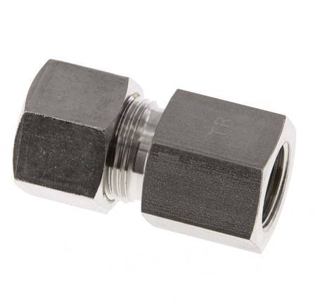 G 3/8'' x 12S Stainless steel Straight Compression Fitting 630 Bar DIN 2353