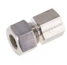 G 3/8'' x 15L Stainless steel Straight Compression Fitting 315 Bar DIN 2353