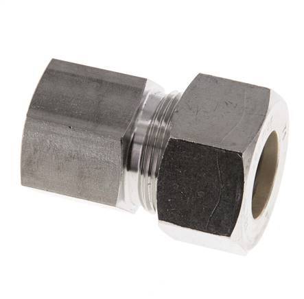 G 3/8'' x 18L Stainless steel Straight Compression Fitting 315 Bar DIN 2353