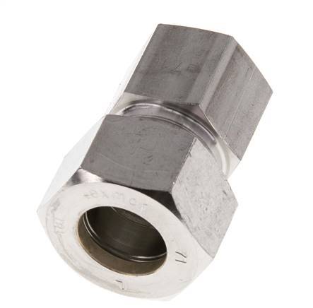 G 3/8'' x 18L Stainless steel Straight Compression Fitting 315 Bar DIN 2353