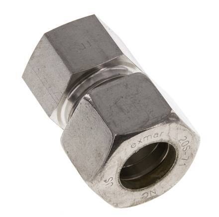 G 3/8'' x 20S Stainless steel Straight Compression Fitting 400 Bar DIN 2353