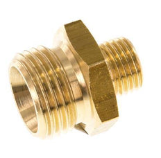 G 1/2'' x G 1/4'' Brass Double Nipple 16 Bar [2 Pieces]