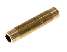 G 1/2'' Brass Double Pipe Nipple 16 Bar DIN 2982 - 100mm