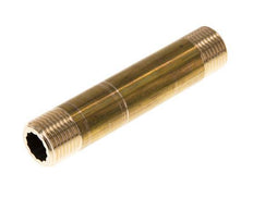 G 1/2'' Brass Double Pipe Nipple 16 Bar DIN 2982 - 100mm