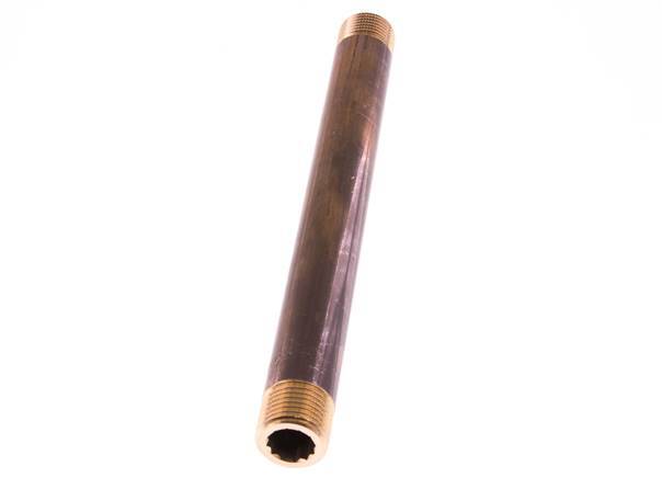 G 1/2'' Brass Double Pipe Nipple 16 Bar DIN 2982 - 200mm