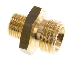 G 1/4'' x G 1/8'' Brass Double Nipple 16 Bar [5 Pieces]