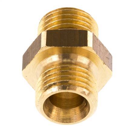 G 1/4'' Brass Double Nipple 16 Bar [5 Pieces]