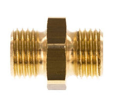 G 1/4'' Brass Double Nipple 16 Bar [5 Pieces]