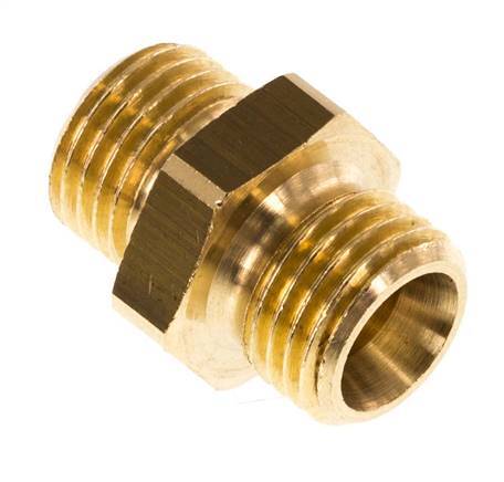 G 1/4'' Brass Double Nipple 16 Bar [5 Pieces]