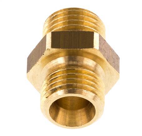 G 1/4'' Brass Double Nipple 16 Bar [5 Pieces]