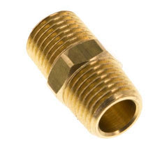 R 1/4'' Brass Double Nipple 16 Bar [5 Pieces]