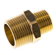 R 3/4'' x R 1/2'' Brass Double Nipple 16 Bar