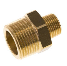 R 3/4'' x R 3/8'' Brass Double Nipple 16 Bar