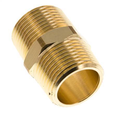 R 3/4'' Brass Double Nipple 16 Bar