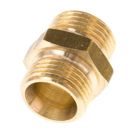 G 3/8'' Brass Double Nipple 16 Bar [5 Pieces]