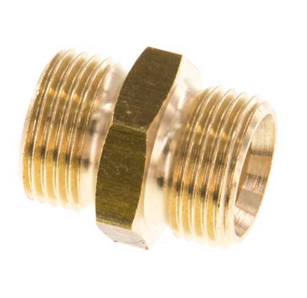 G 3/8'' Brass Double Nipple 16 Bar [5 Pieces]