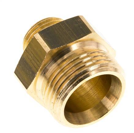 G 1'' x G 1/2'' Brass Double Nipple 16 Bar
