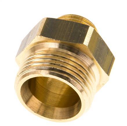 G 1'' x G 1/2'' Brass Double Nipple 16 Bar
