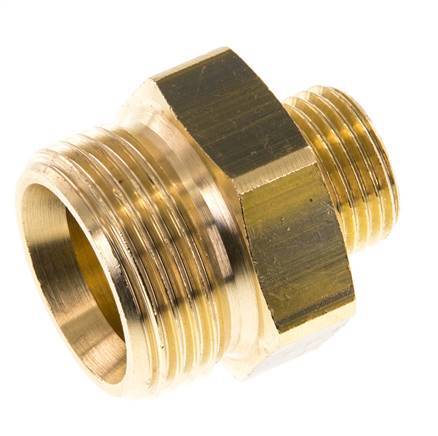 G 1'' x G 1/2'' Brass Double Nipple 16 Bar
