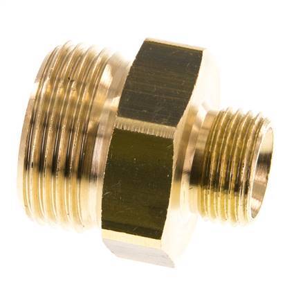 G 1'' x G 1/2'' Brass Double Nipple 16 Bar