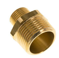 R 1'' x R 1/2'' Brass Double Nipple 16 Bar