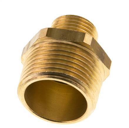 R 1'' x R 1/2'' Brass Double Nipple 16 Bar