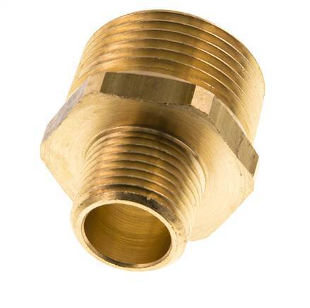 R 1'' x R 1/2'' Brass Double Nipple 16 Bar