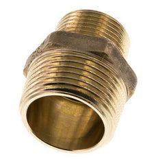 R 1'' x R 3/4'' Brass Double Nipple 16 Bar